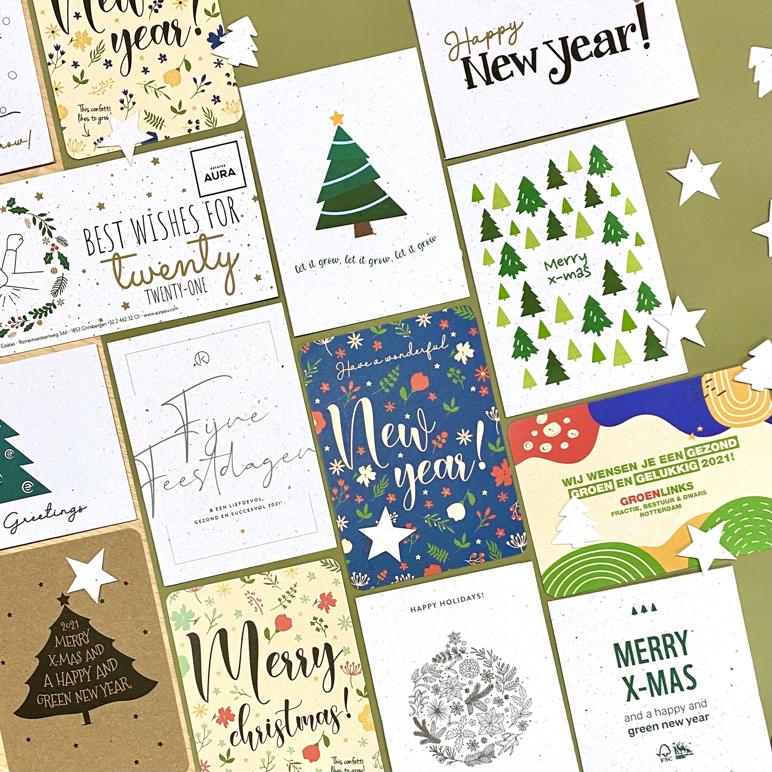 Plantable Christmas cards & gifts